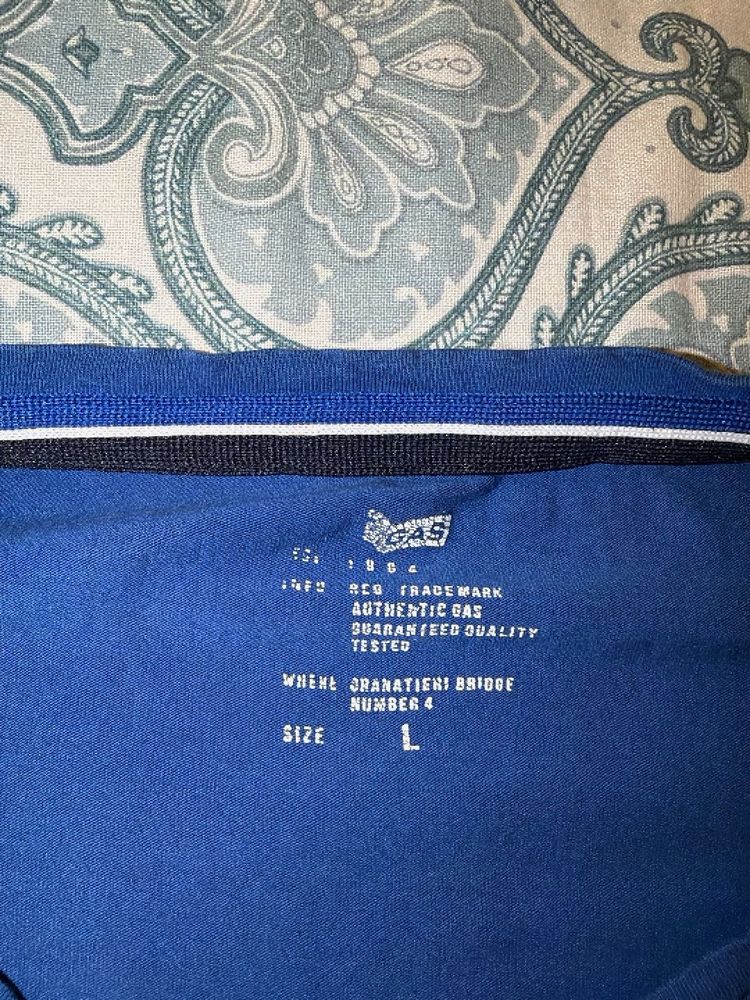 Men's Blue GAS T-Shirt Highly Strachable
