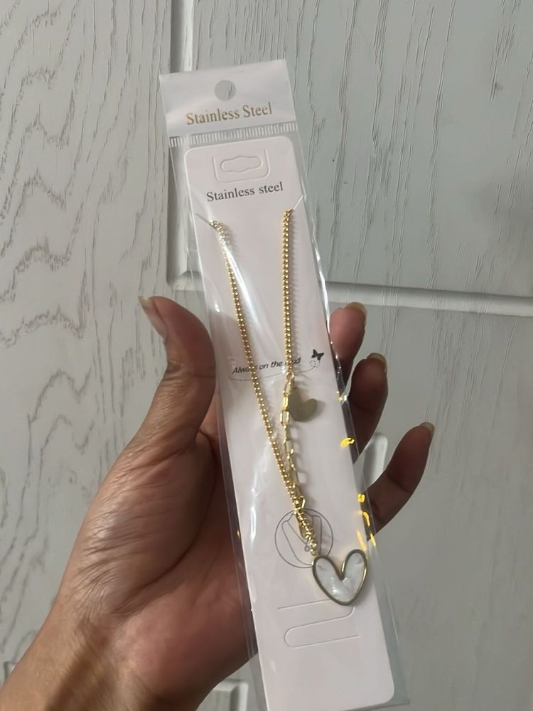 ♥️Heart Pendant Necklace - Stainless Steel