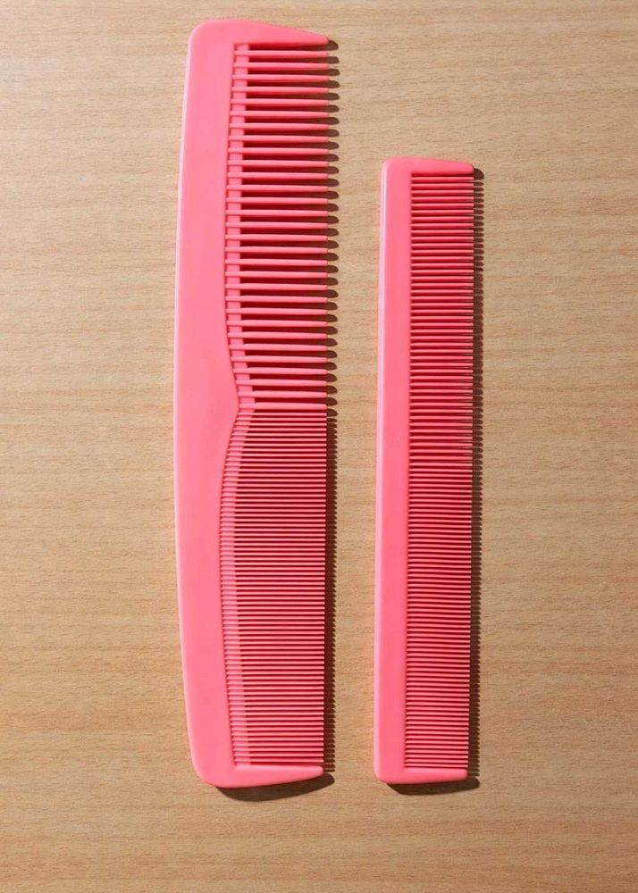 Set of 2 Pink Combs