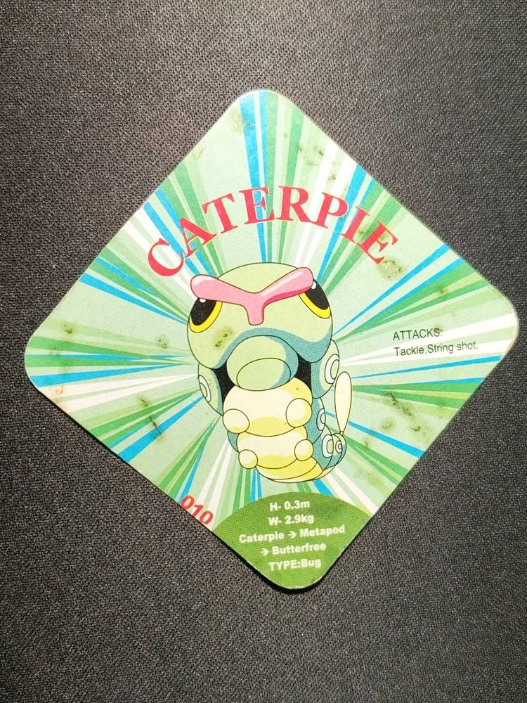Pokemon Diamond card collectible CATERPIE
