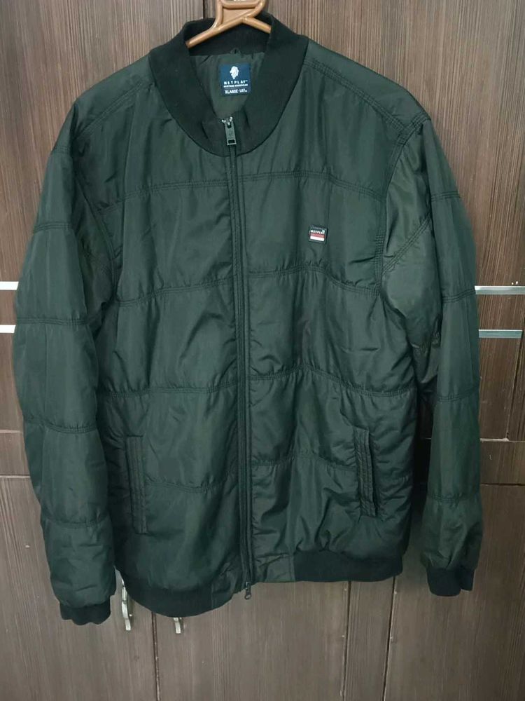 Netplay Black Puffer jacket