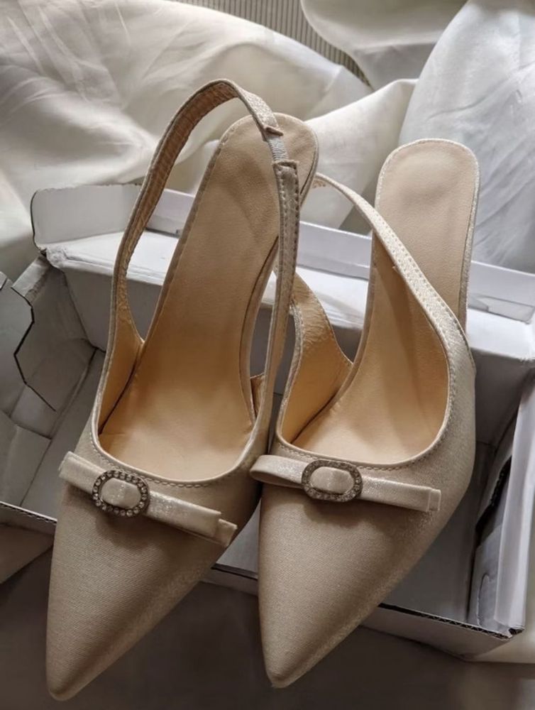 Elegant Embellished Pointed Heels