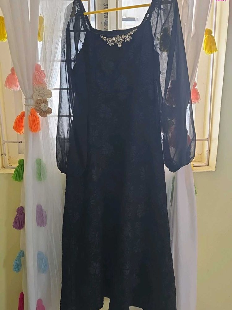 Elegant Black Evening Gown