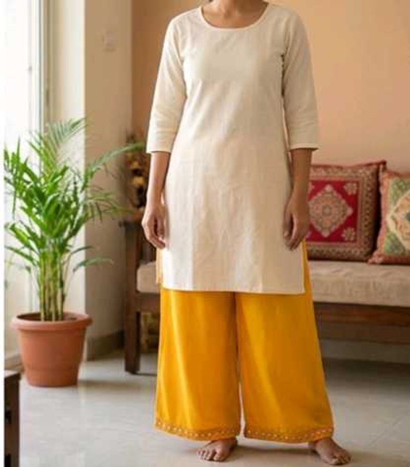 Yellow Palazzo Pants
