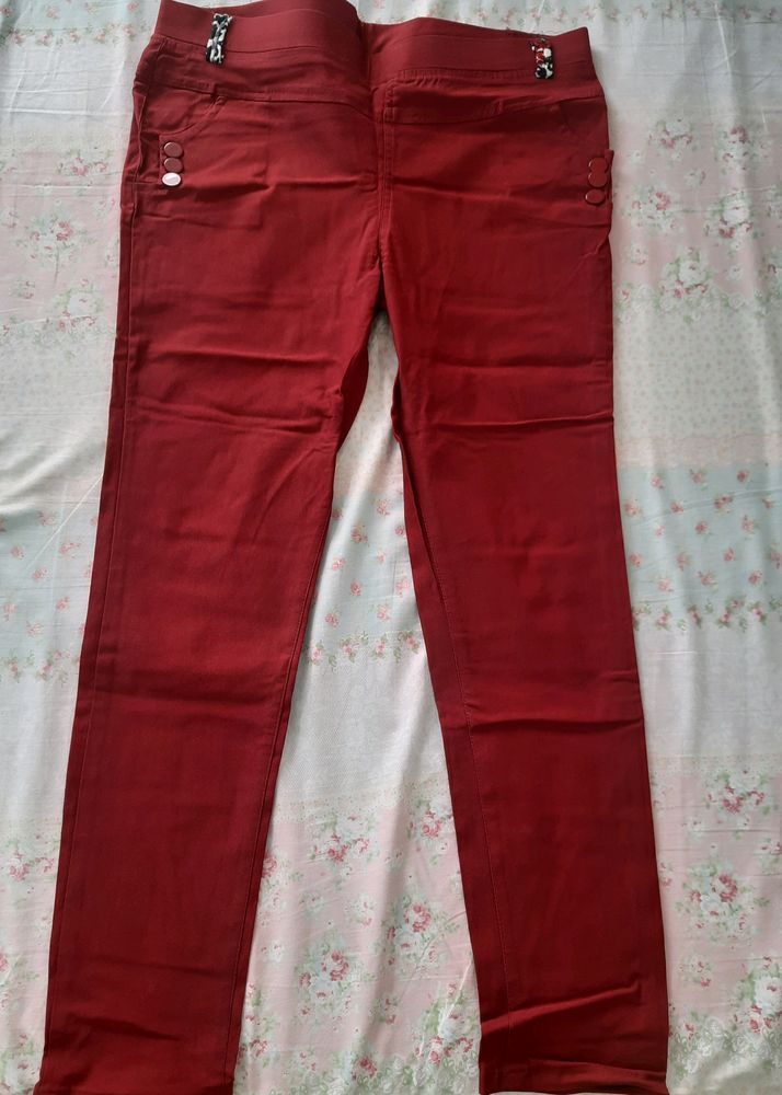 Maroon Colour FAD trouser