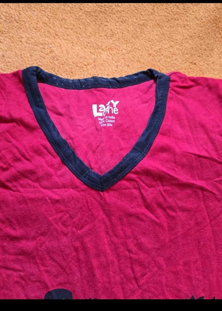 Lazy Lane V-Neck T-Shirt