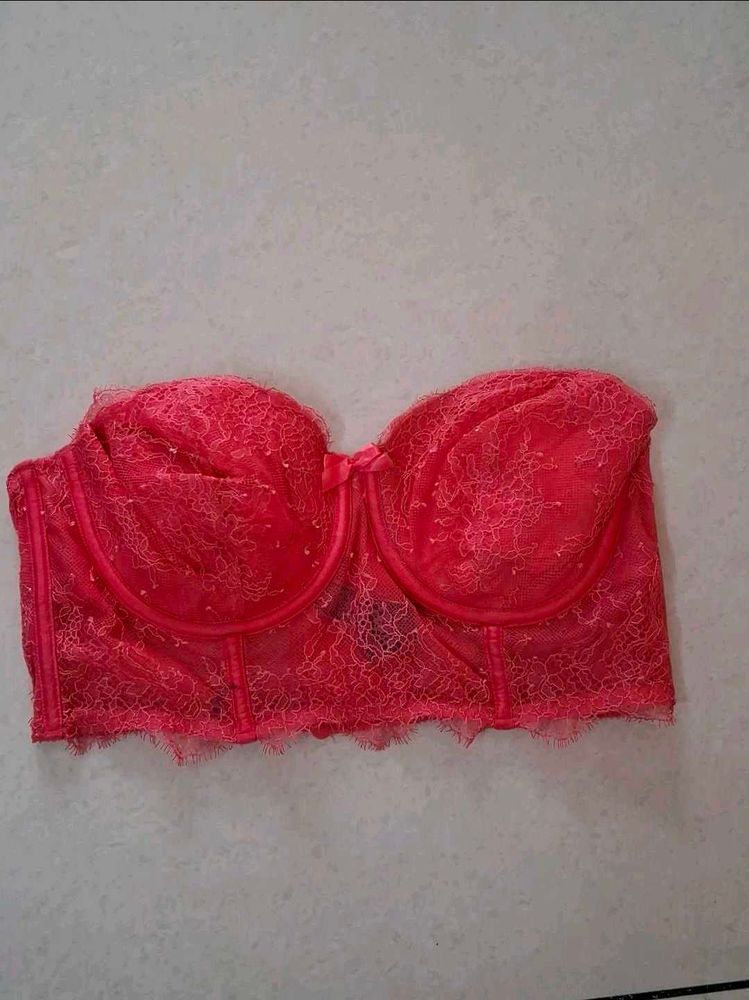 36B Lace Strapless Bra