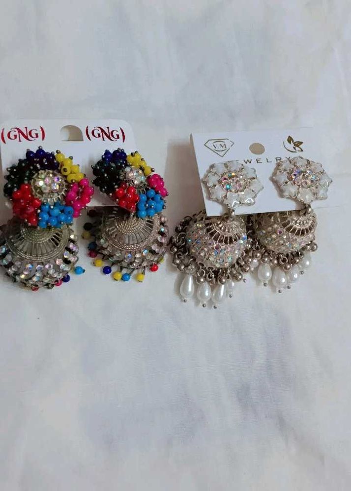 Elegant Jhumka Earrings Set