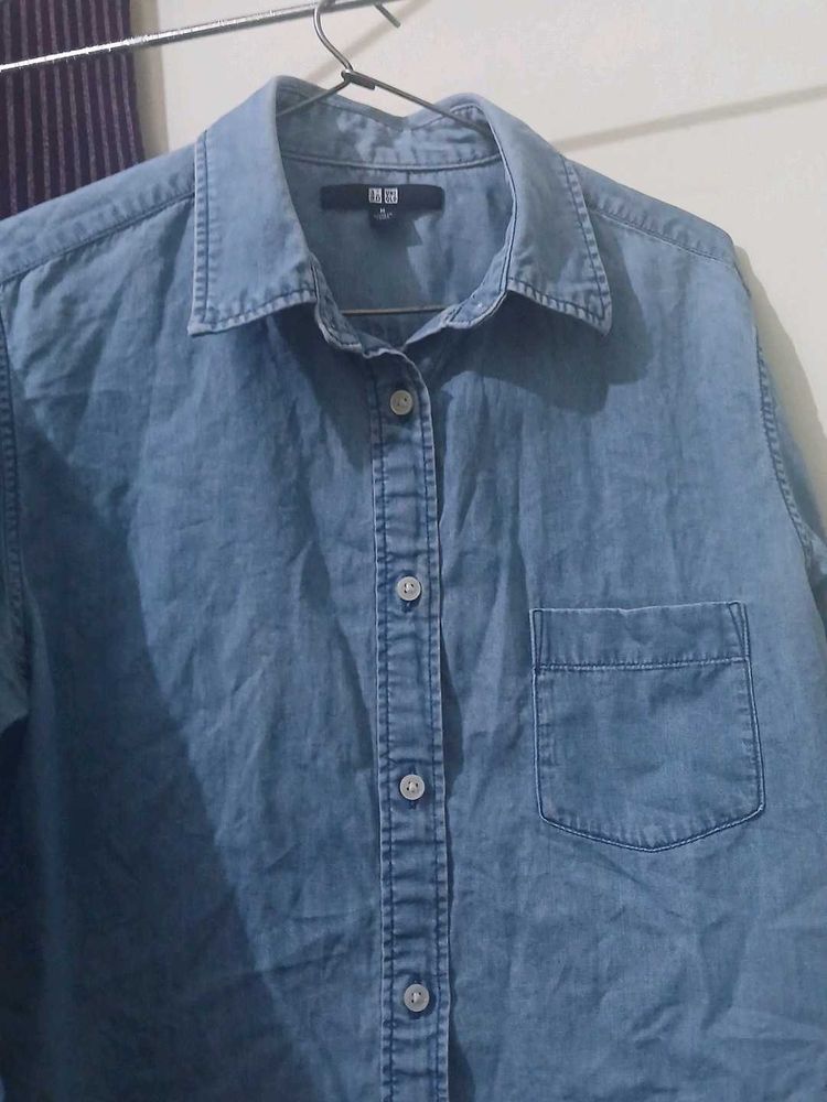 Classic Blue Denim Shirt