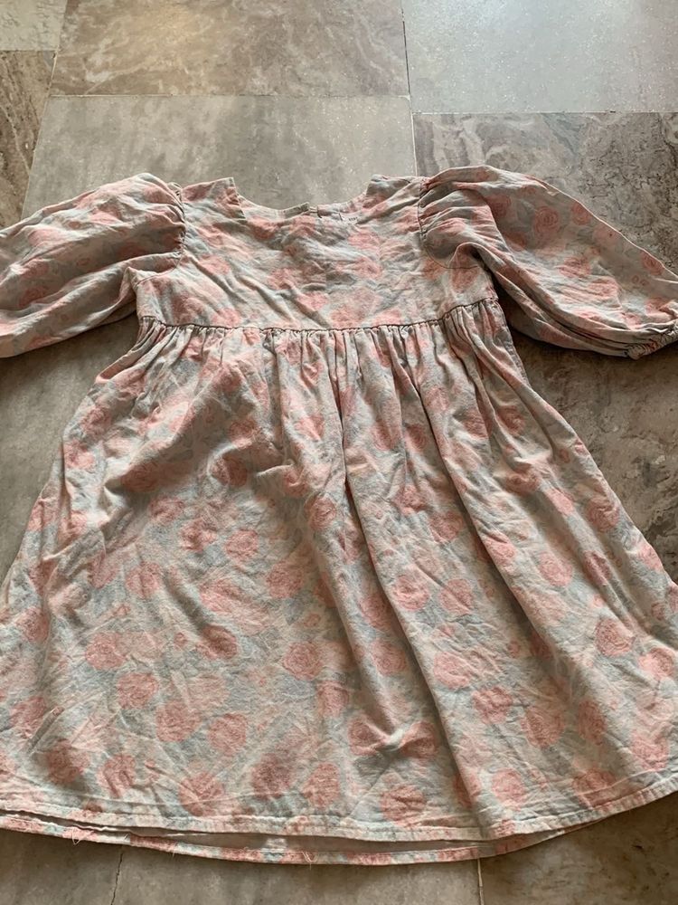Floral Puff Sleeve Dress