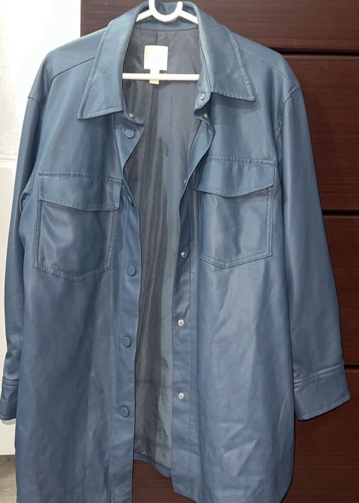 Vintage H&amp;M Faux Leather Shirt