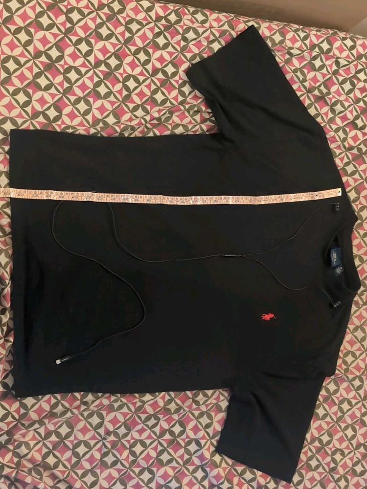 Polo Ralph Lauren Black Crewneck T-Shirt