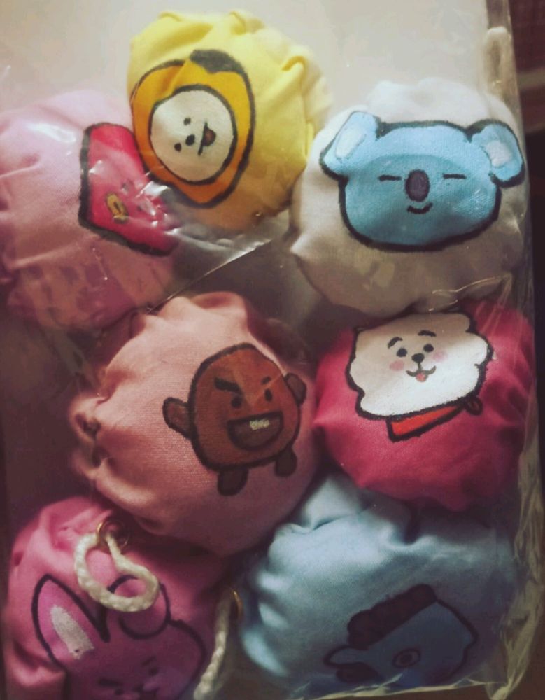 BTS Bt21 SquishyKeychain.
