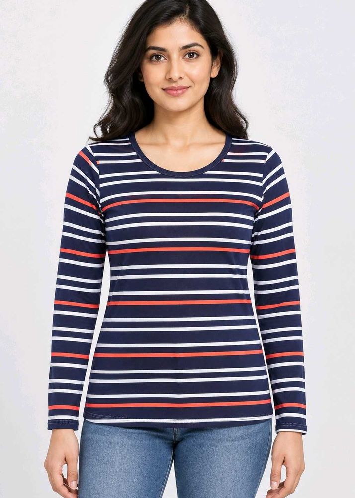 Striped Long Sleeve Top