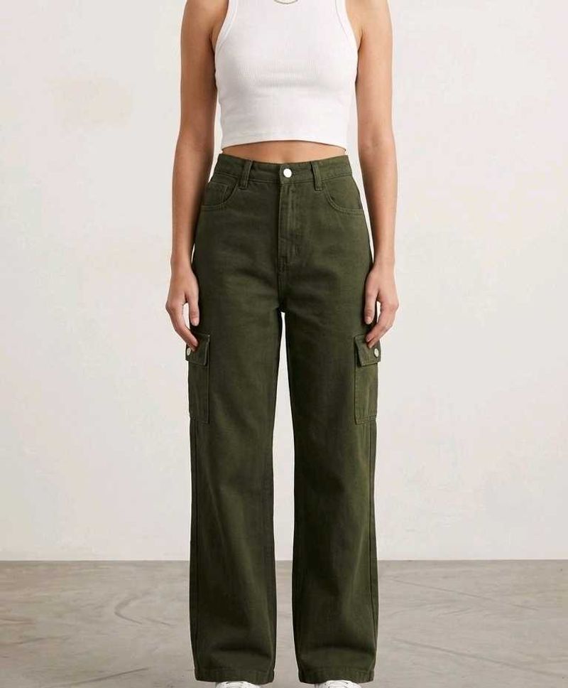 Olive Green Cargo Pants