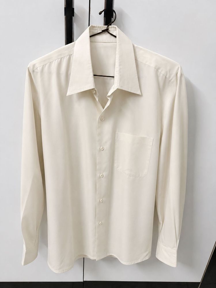 Classic Cream Long Sleeve Shirt