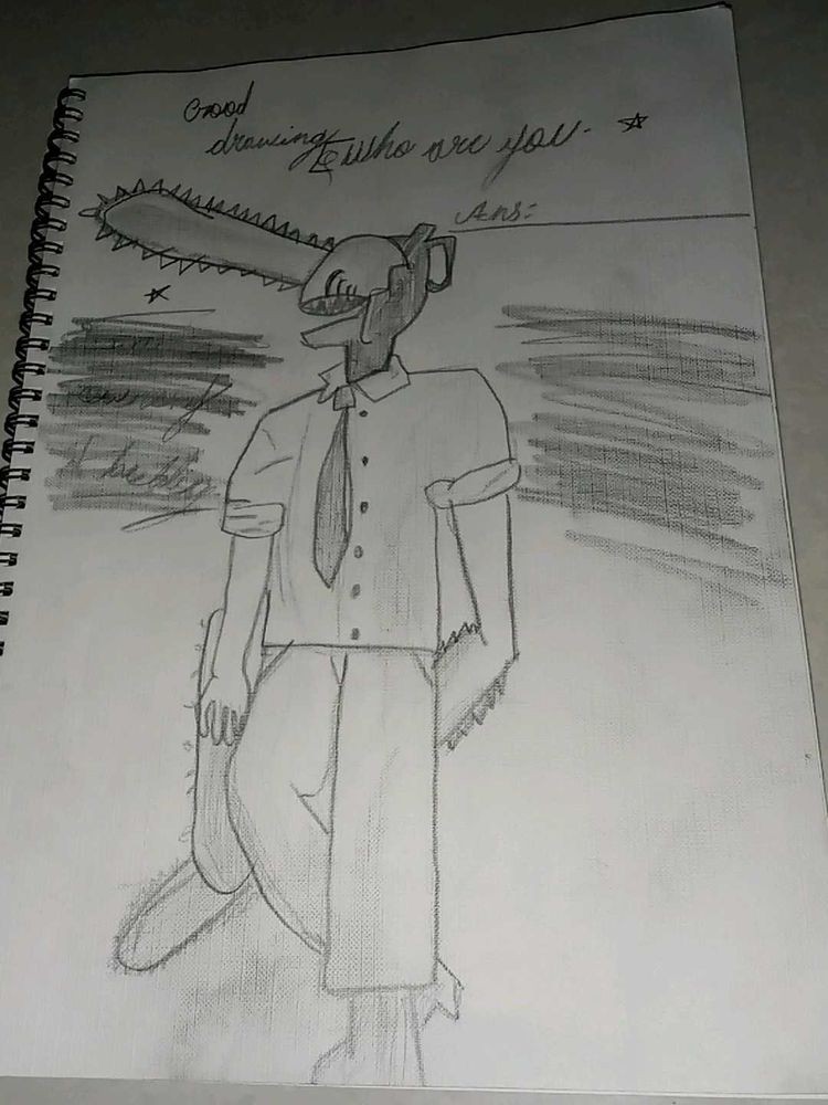 Chainsaw Man Anime Sketch