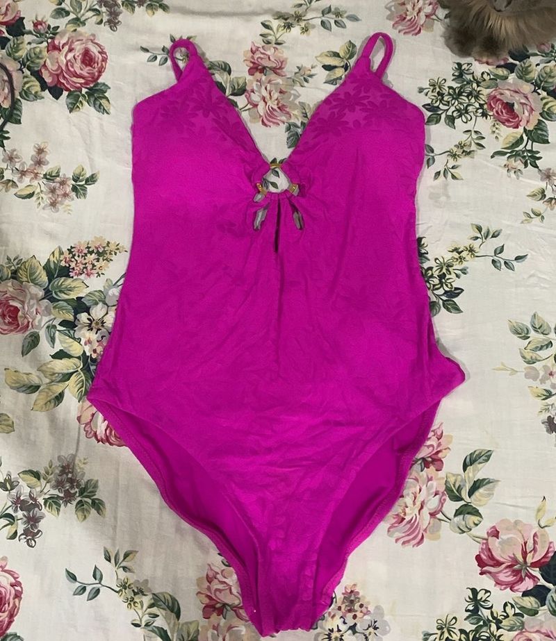 Vibrant Pink One-Piece Swimsuit
