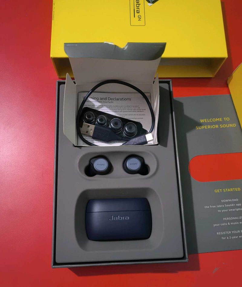 Jabra Elite Active 75t Original Perfectly With Box
