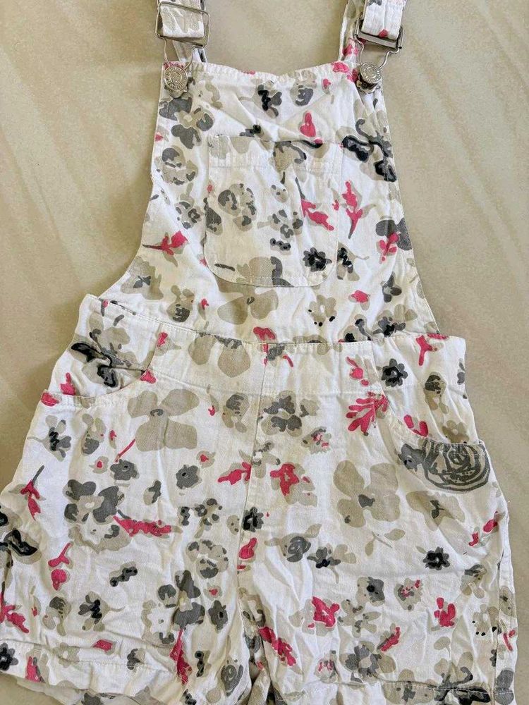 Floral Overalls for Girls