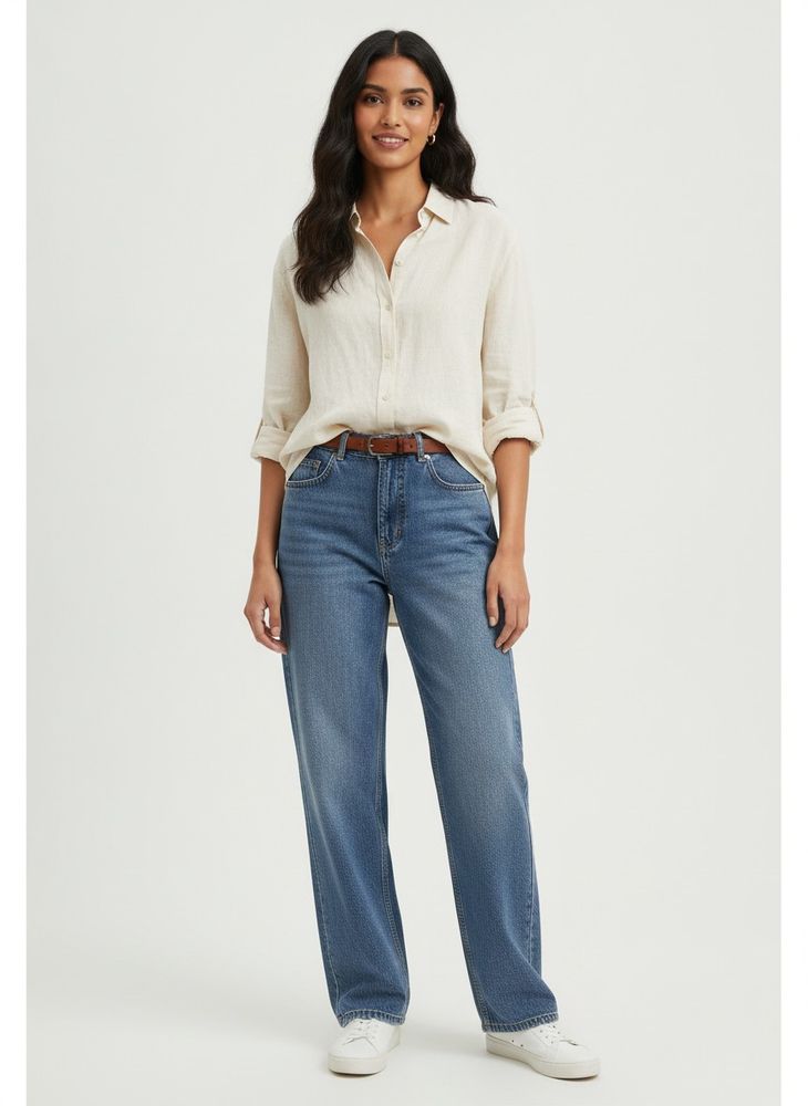 Denim blue jeans