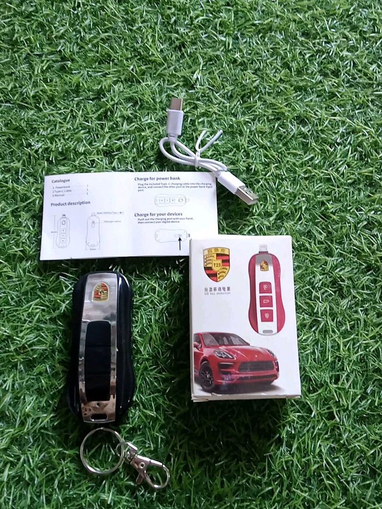Porsche Car Key Power Bank usb lighting