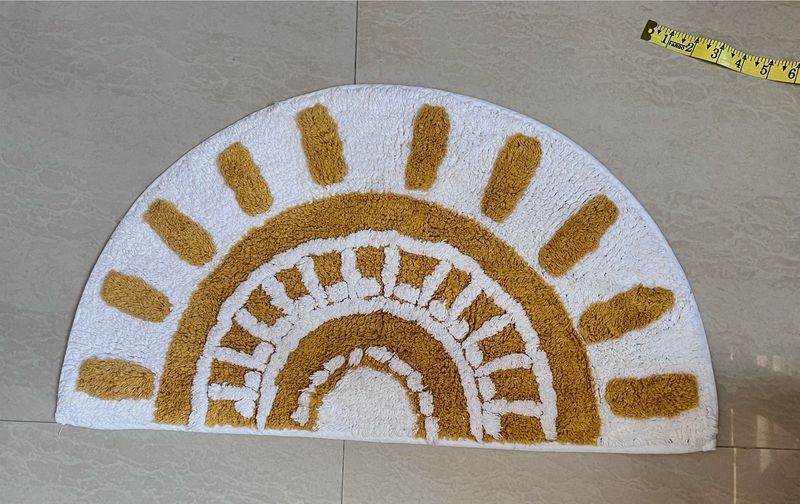 Boho Sun Accent Rug/shower mat