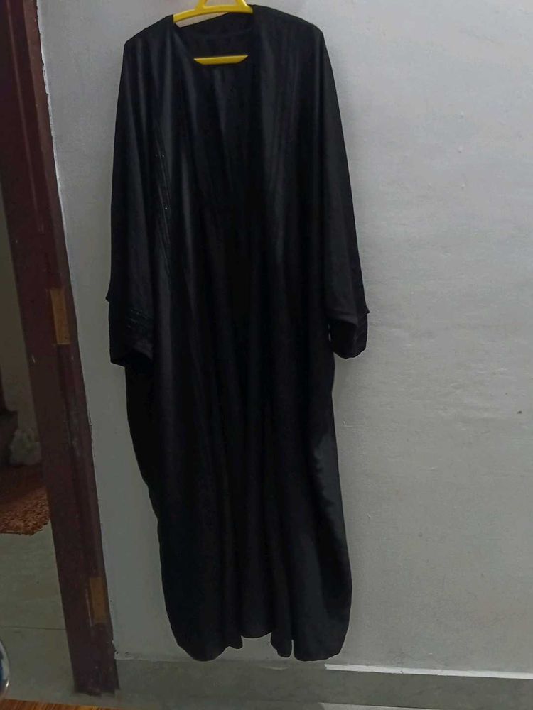 Elegant Black Abaya with coat