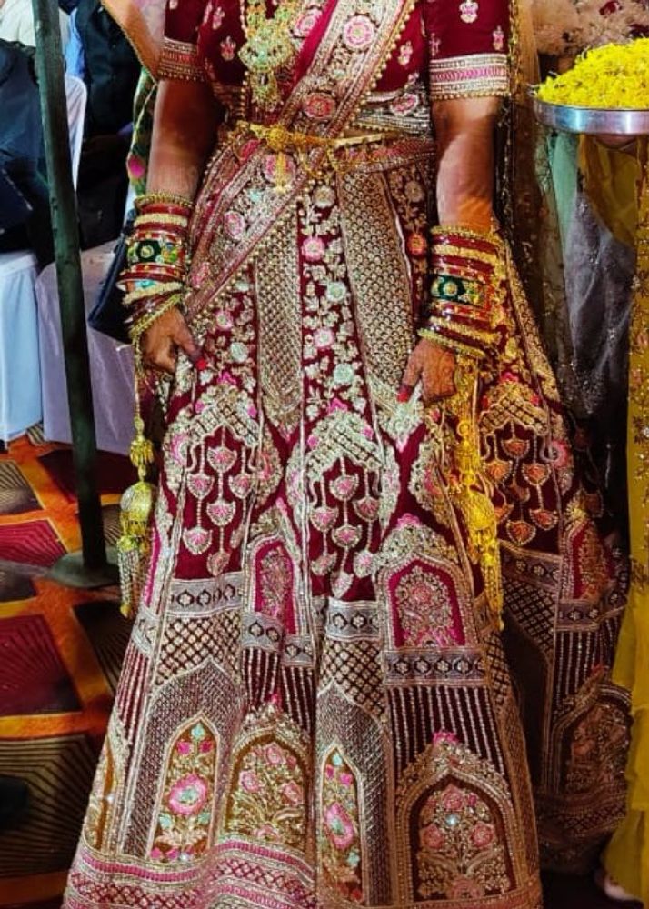 Exquisite Embroidered Bridal Lehenga Choli