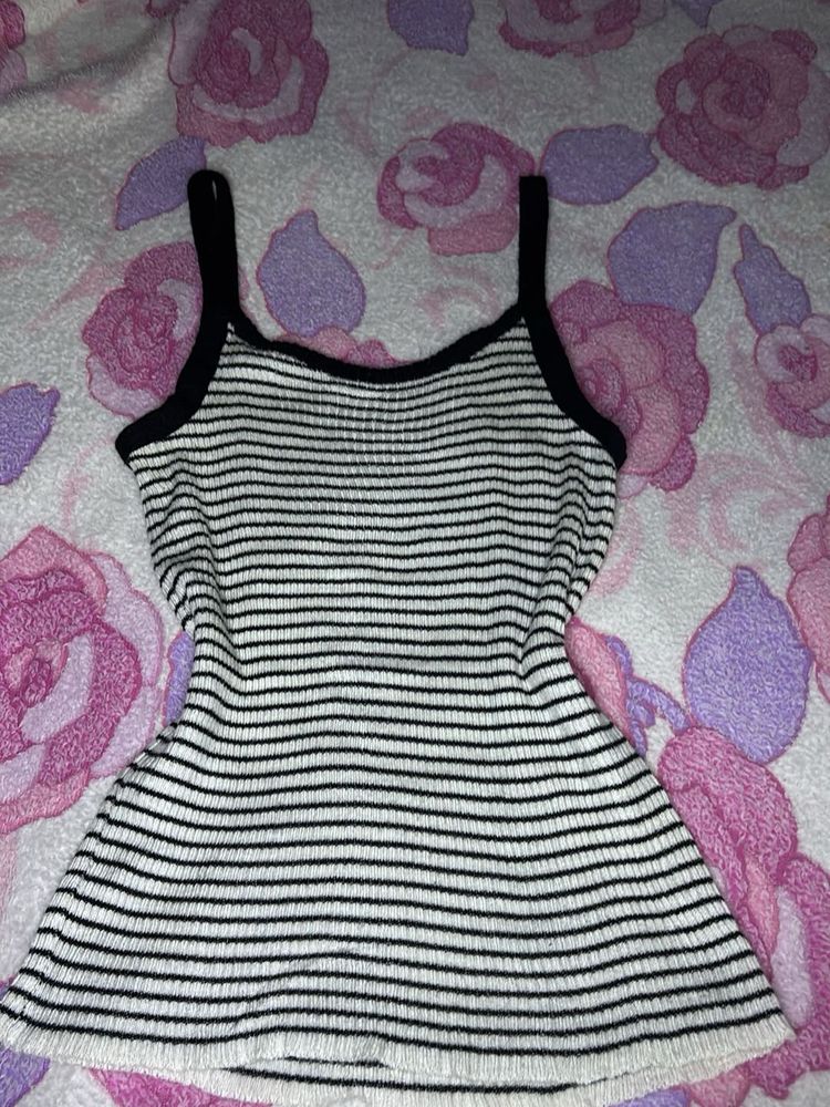 Y2k Striped Camisole Tank Top