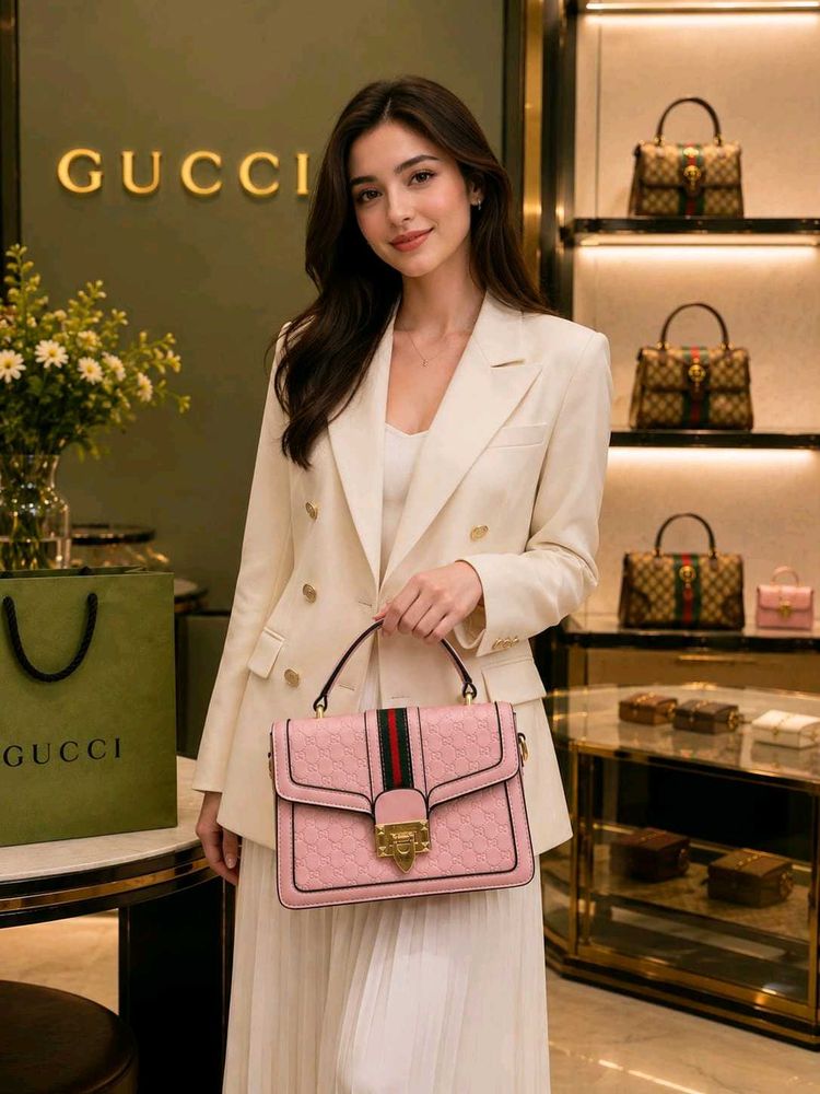 Gucci Inspired Broad belt Tripple Compartment slin