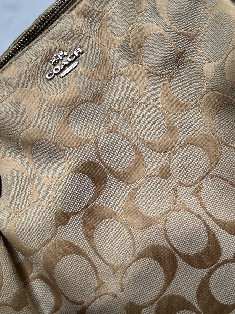 Coach Monogram Shoulder Bag