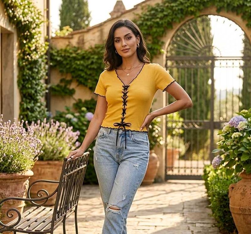 Yellow Korean Top 💛