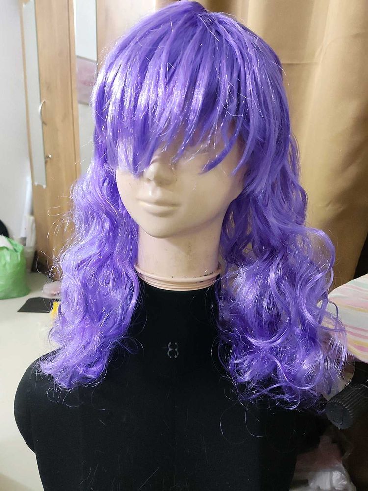 Purple Curly Wig holli special