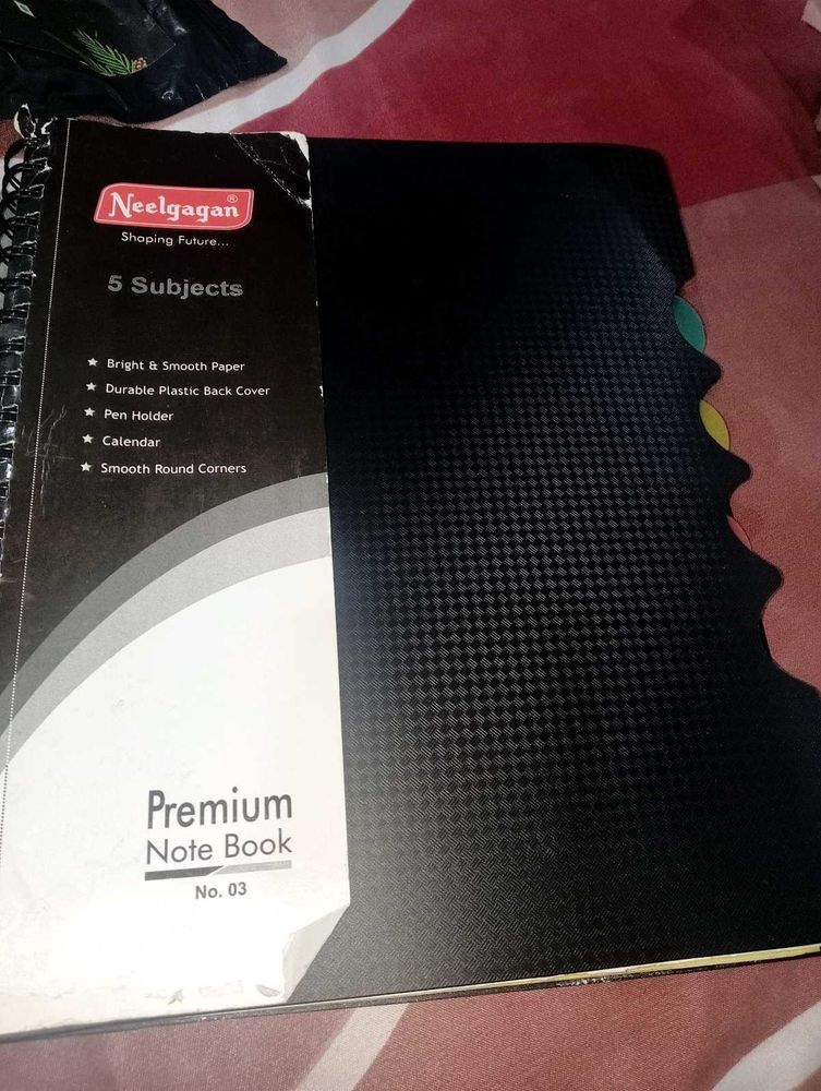 5 Subject Notebook (300pages)
