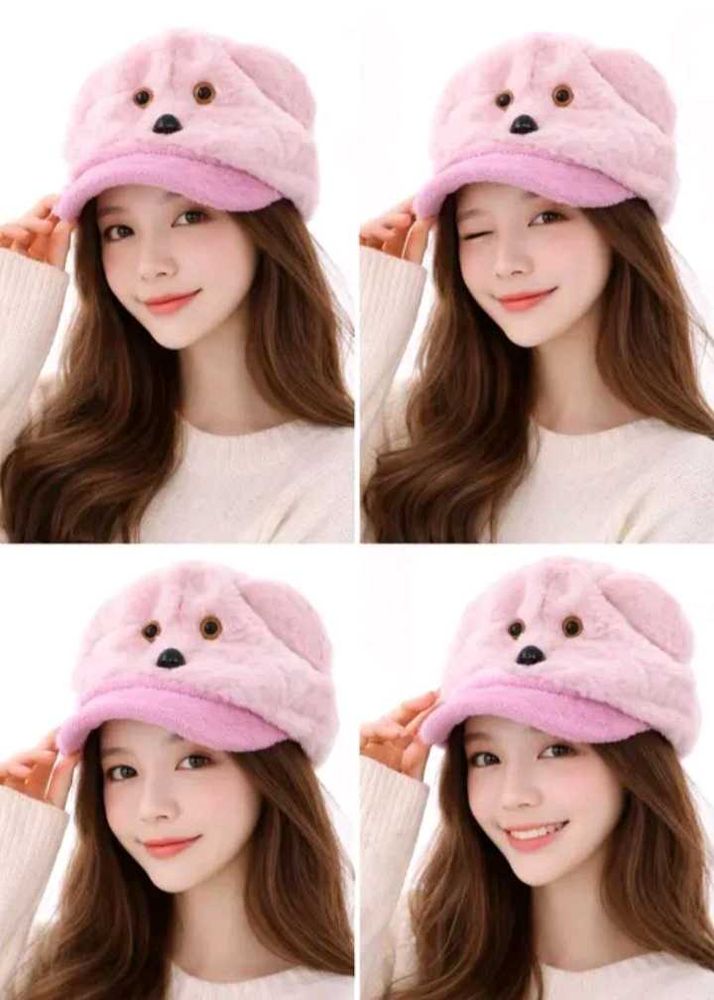 Cute Pink Winter Hat