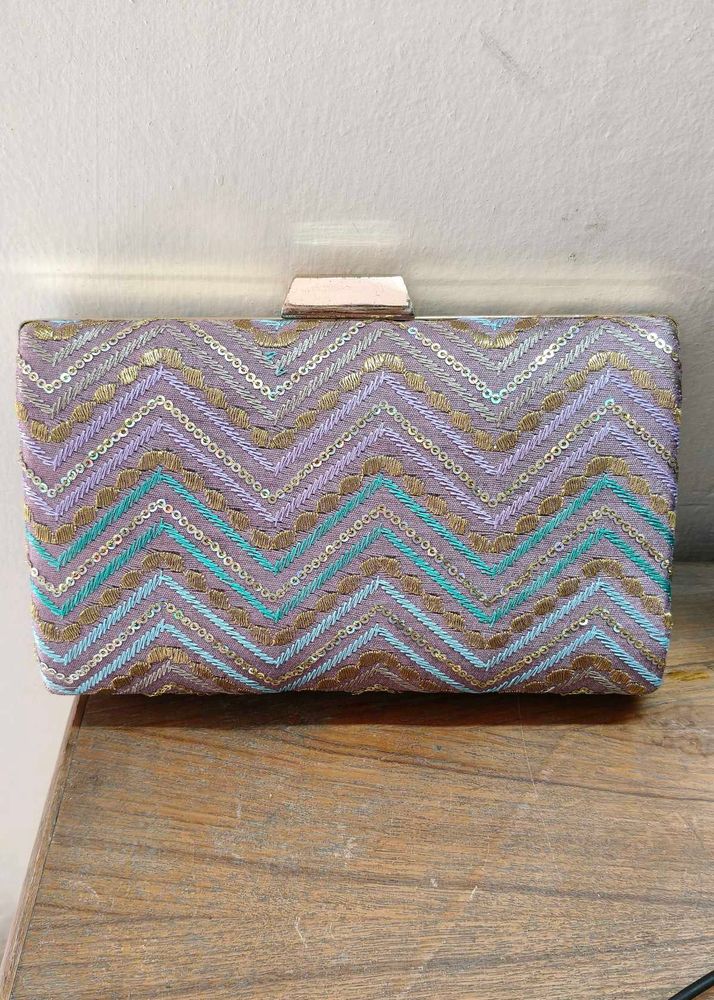 Elegant Embroidered Clutch