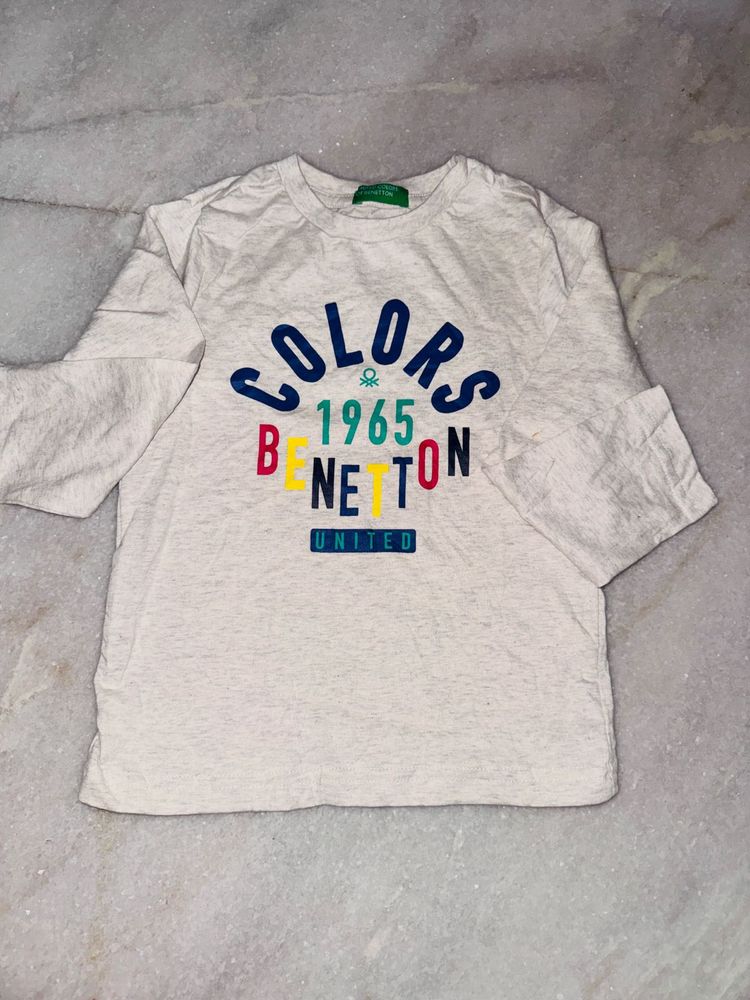 Benetton "Colors" Graphic T-Shirt