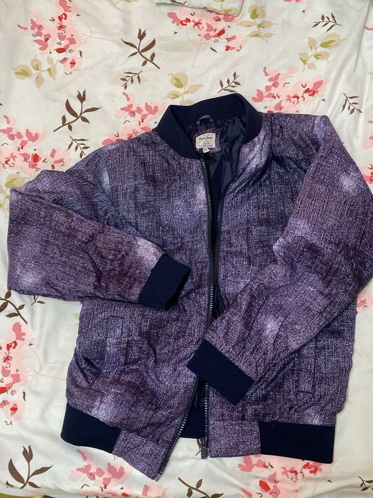 Purple Bomber Jacket