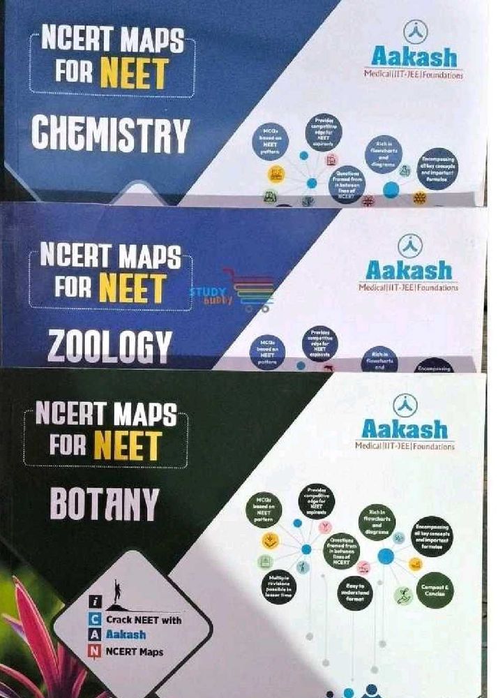NCERT Maps for NEET - Chemistry, Zoology, Botany