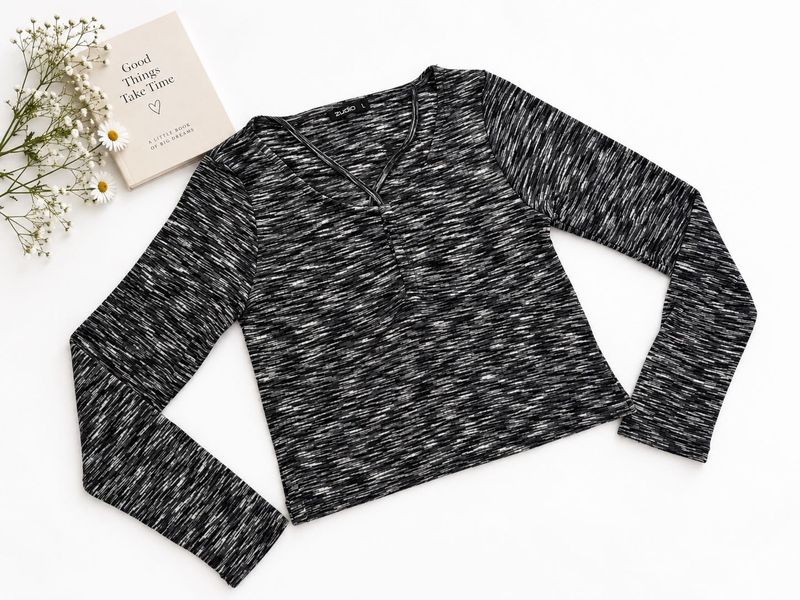 Zudio Marled Long Sleeve Top