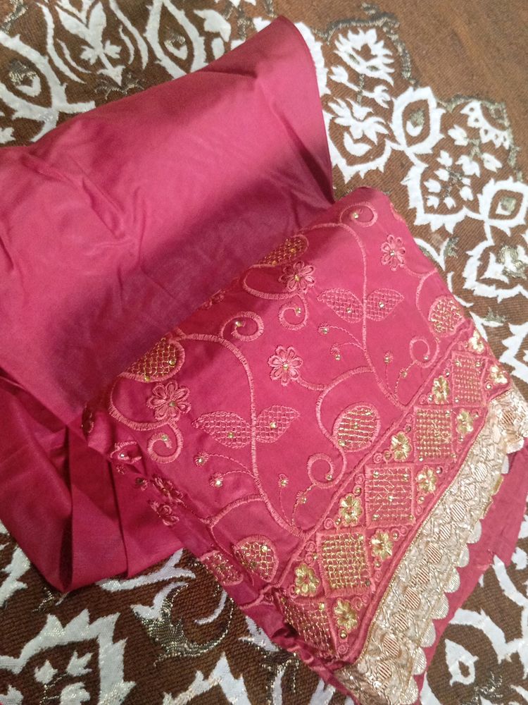 Beautiful Red Embroidered Salwar Kameez