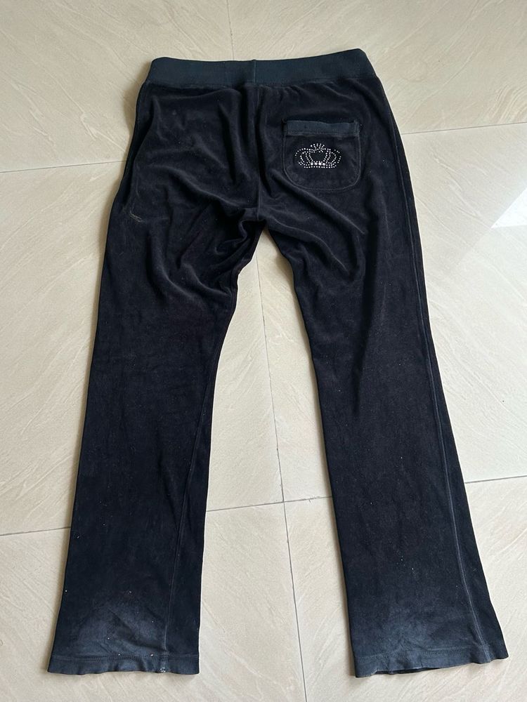 Y2K Low Waist Rhinestone Flared Pants