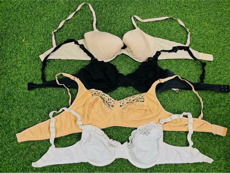 36 size non padded Bundle of 4 Bras