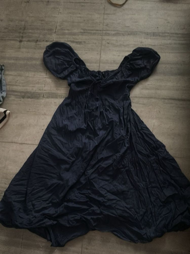 Boho Puff Sleeve Maxi Dress