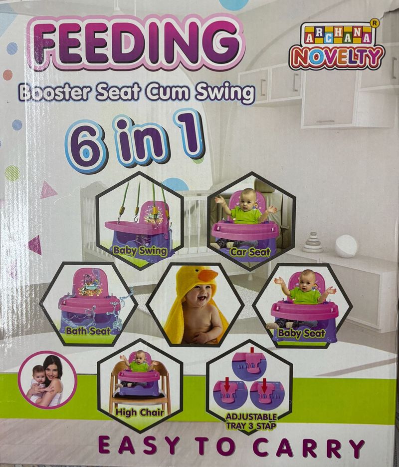 6-in-1 Booster Seat Cum Swing!