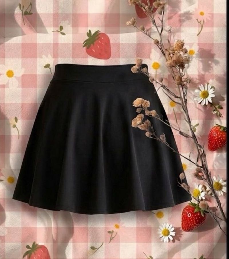 Black High-Waisted Skirt