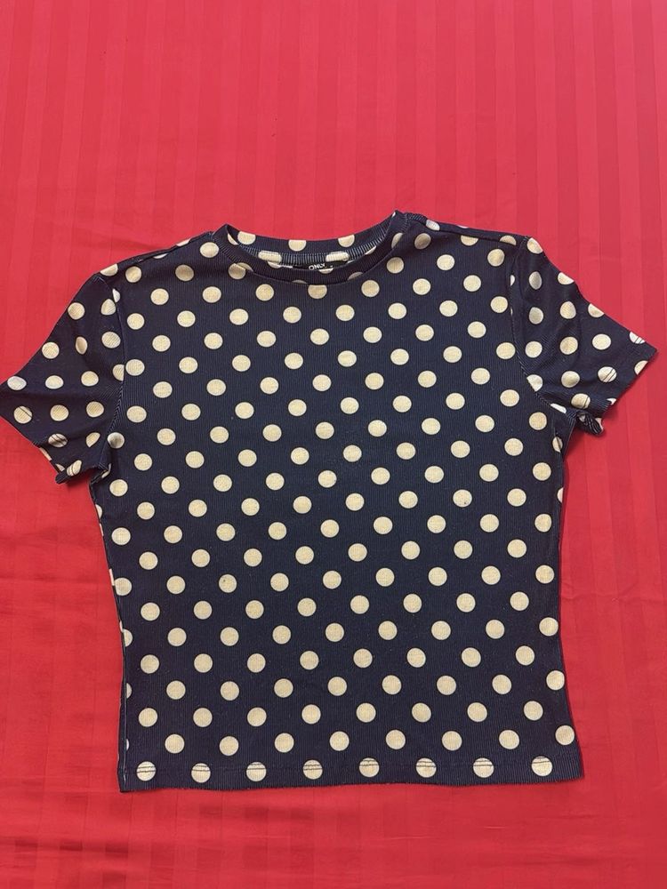 ONLY Polka Dot  T-shirt