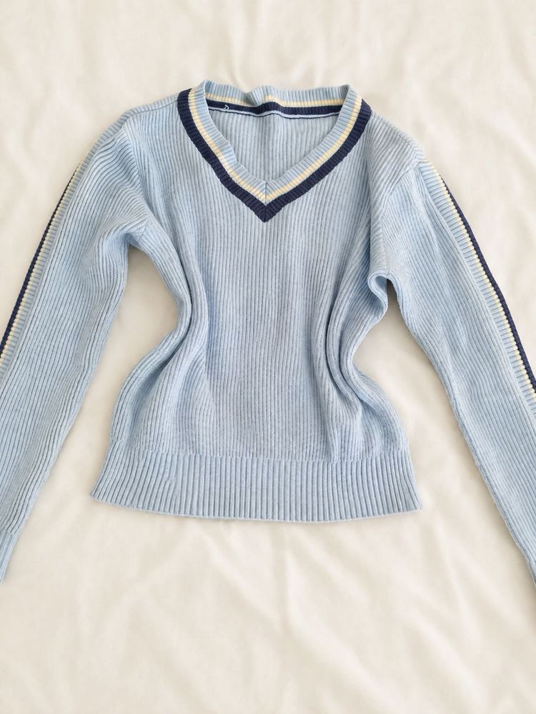 Light Blue knit Sweatet