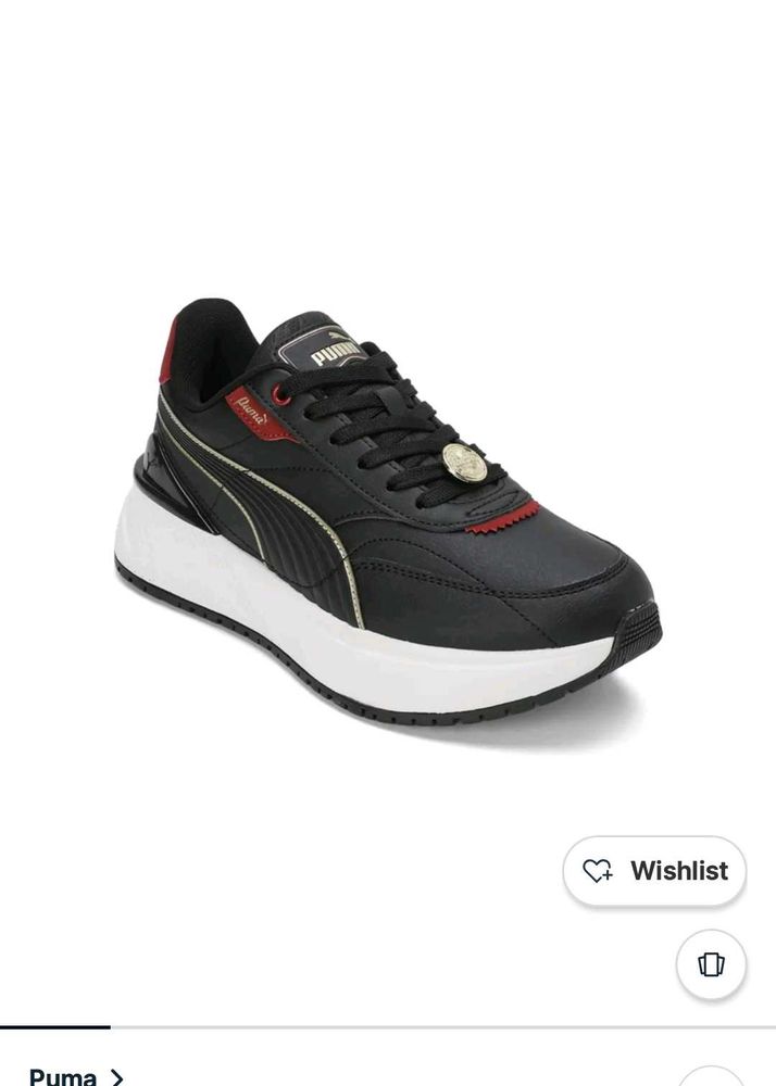 Puma R78 Disrupt Lt Class Act Women Black Sneakers